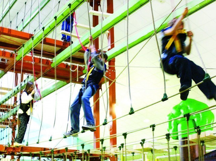 Hochseilgarten "SkyTrail" im rabatzz!